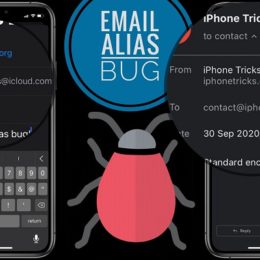 Mail app Email Alias bug demo
