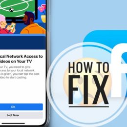 how to fix Facebook local network access problem