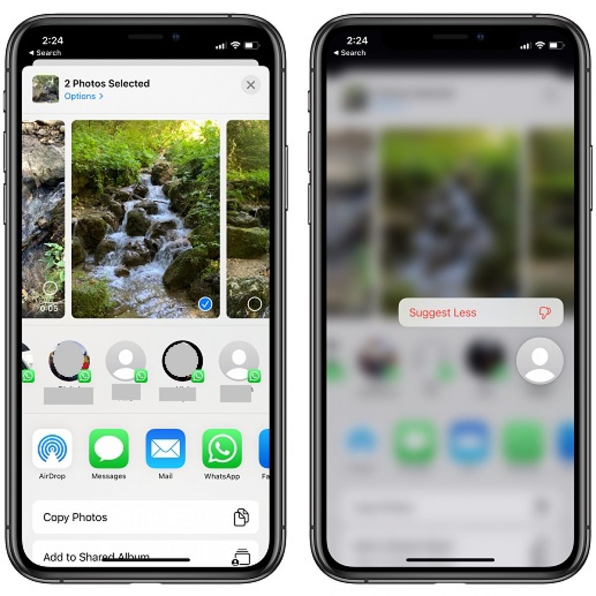 How To Remove Contact From Share Sheet Suggestions In iOS 14