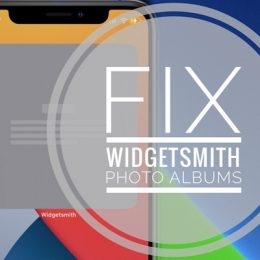 How to fix Widgetsmith Photo Album bug