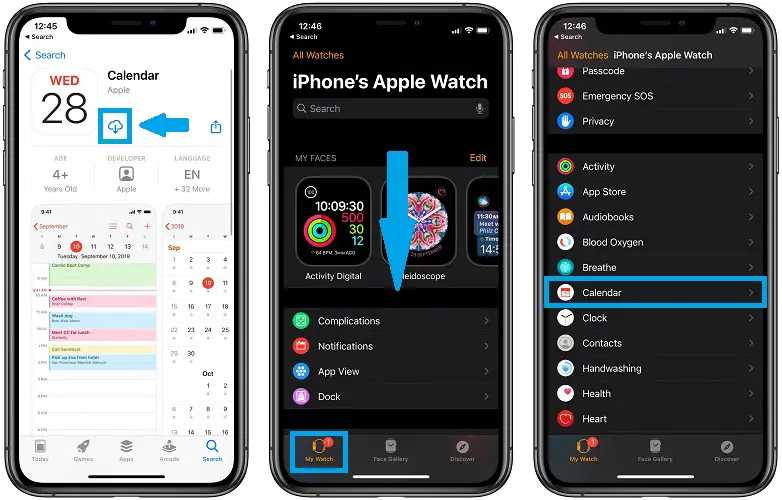 How to reinstall Calendar app on iPhone