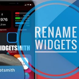 How to rename widgets in iOS 14
