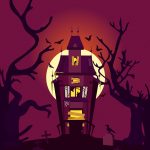 haunted house halloween wallpaper