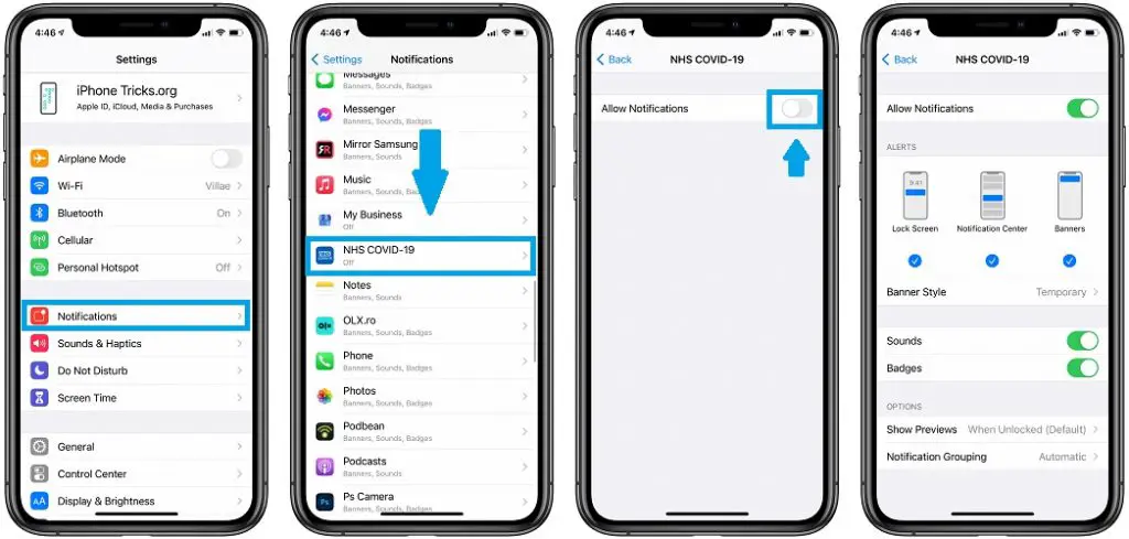 how to fix missing exposure notifications on iPhone 12