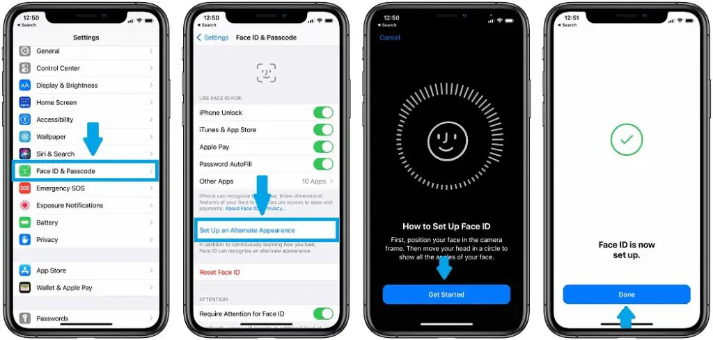 how to set up alternate appearance
