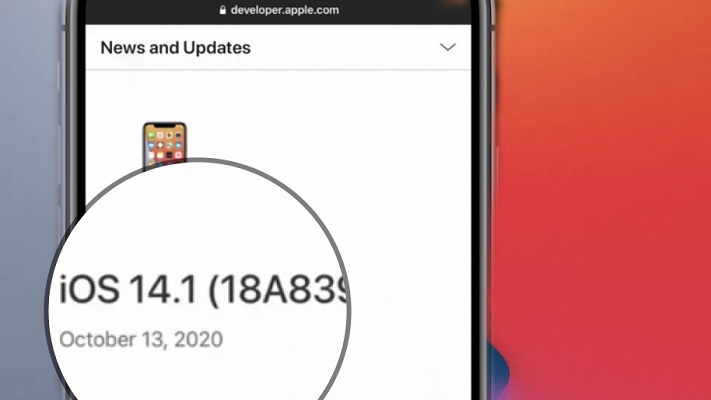 iOS 14.1 software update