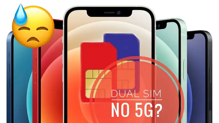 iPhone 12 No 5G in Dual SIM