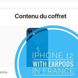 iPhone 12 sold with EarPods in France