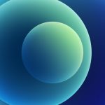 iphone 12 blue wallpaper light