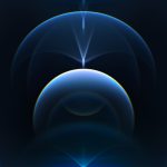 iphone 12 pro pacific blue wallpaper light