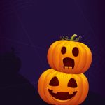 smilling pumpkin halloween wallpaper