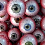 spooky eyeballs wallpaper for halloween