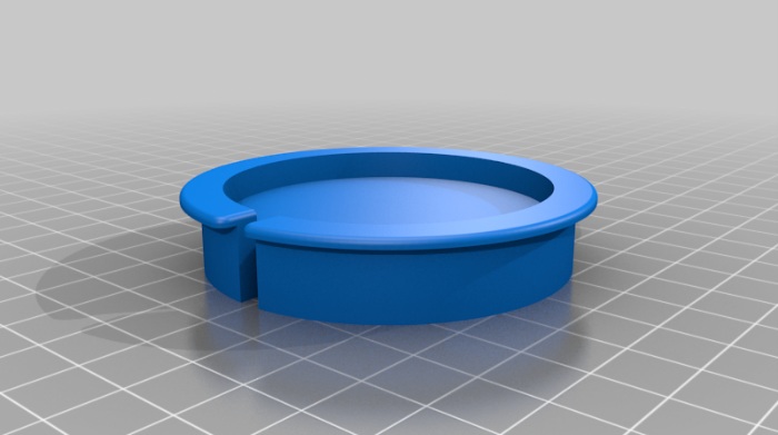 3D render of Magsafe flush mount adapter
