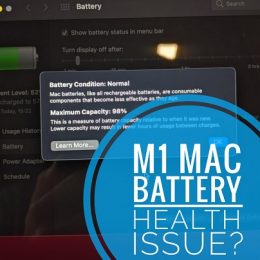 M1 Macbook Air Battery Health issue