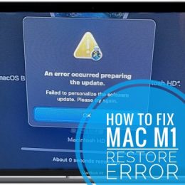 Mac M1 an error occurred preparing the update