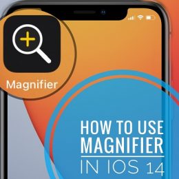 Magnifier app on Home Screen in iOS 14