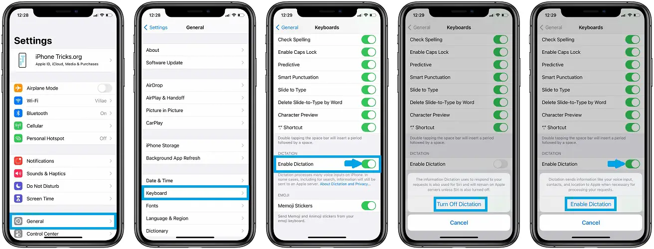 how to fix keyboard dictation lag in ios 14