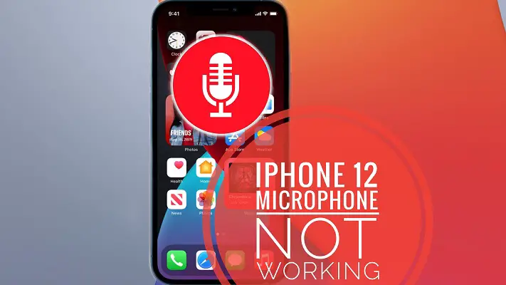 iPhone 12 microphone not working