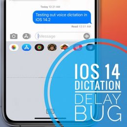 iPhone dictation lag in iOS 14