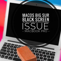 macOS Big Sur Black Screen issue