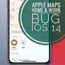 Apple Maps Home address not showing