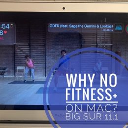 Fitness+ on MacBook Air