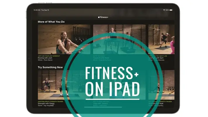 Fitness+ on iPad