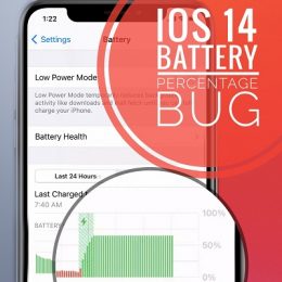iOS 14 battery percentage bug