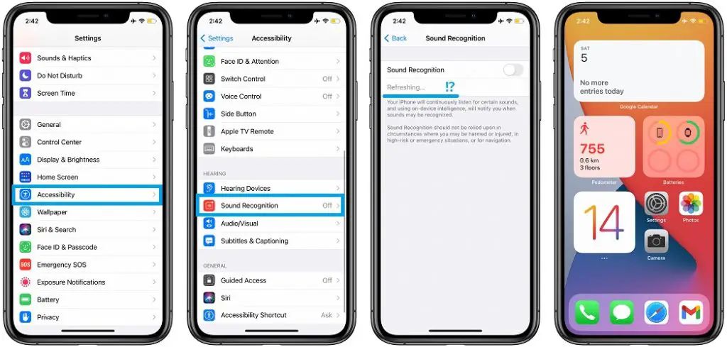 sound recognition crashing in iOS 14