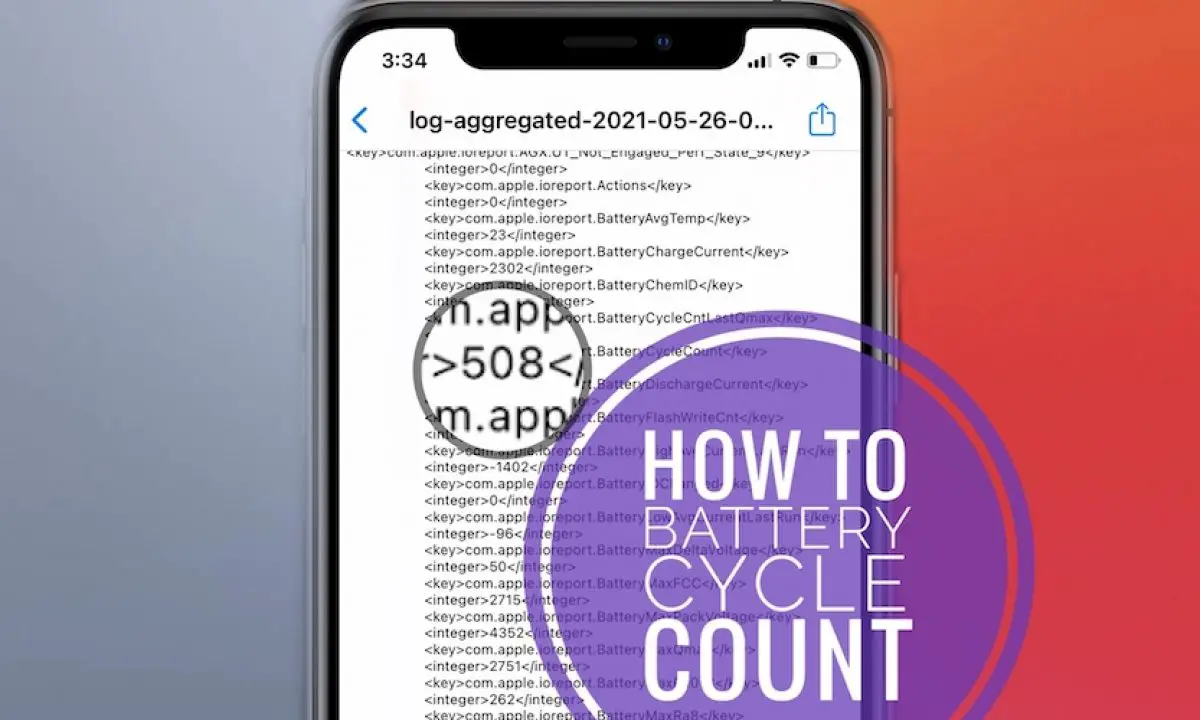 How To Check Iphone Battery Cycle Count In Settings