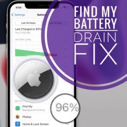 AirTag causes huge Find My Battery Drain