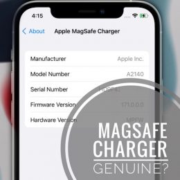 MagSafe Model Number in Settings