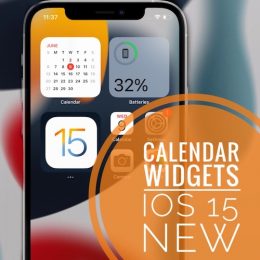 New Month Calendar widget in iOS 15