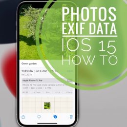 how to check Photos EXIF data