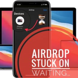 how to fix AirDrop stuck on Waiting