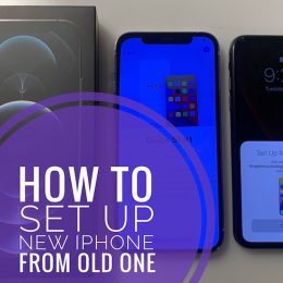 how to set up new iPhone from old one