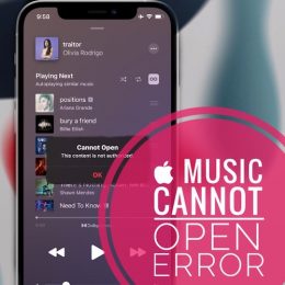 Apple Music Cannot Open Error
