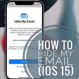 Hide My Email in iCloud+