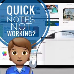 Quick Notes not working on iPad