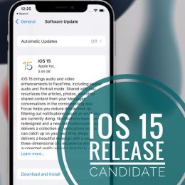iOS 15 RC update