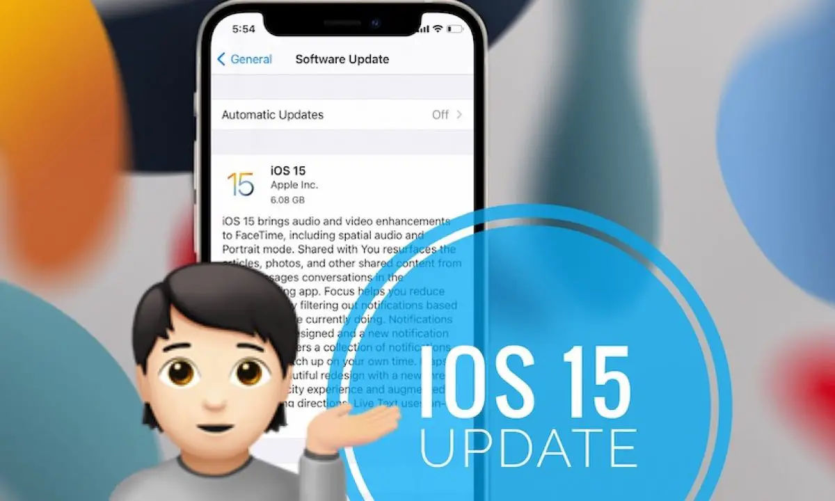 iOS 15 update