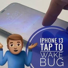 iPhone 13 Tap to Wake bug