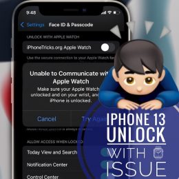 iPhone 13 Unable to communicate with Apple Watch