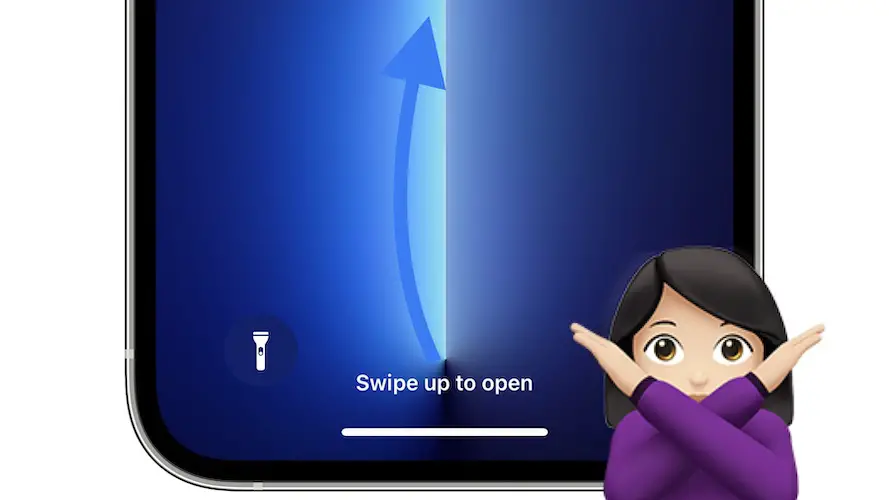 iphone 13 swipe up not working