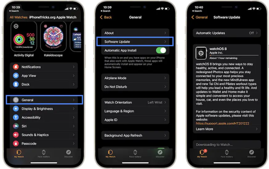 watchos 8 download