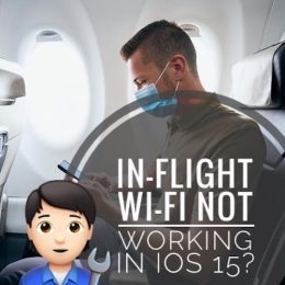 Airline Inflight WiFi not working in iOS 15