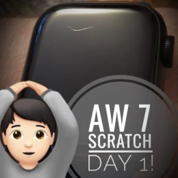Apple Watch 7 scratch