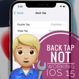 Back Tap not working on iPhone