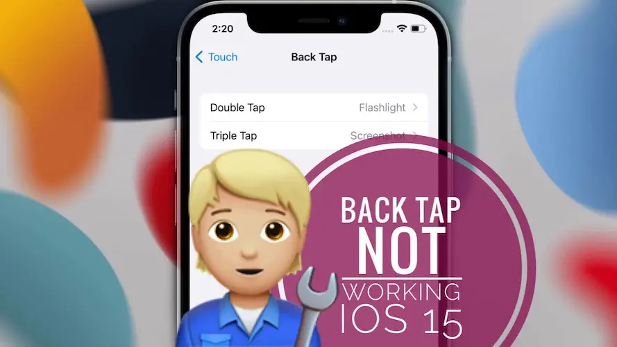 Back Tap not working on iPhone