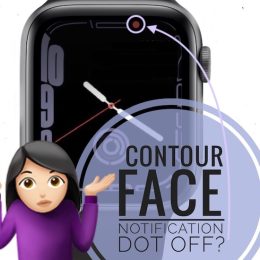 Contour Watch Face notification dot off center